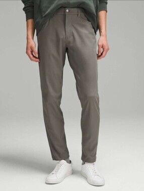 Lululemon ABC Slim-Fit 5 Pocket Pant Grey Sage 29" Long Size 32
